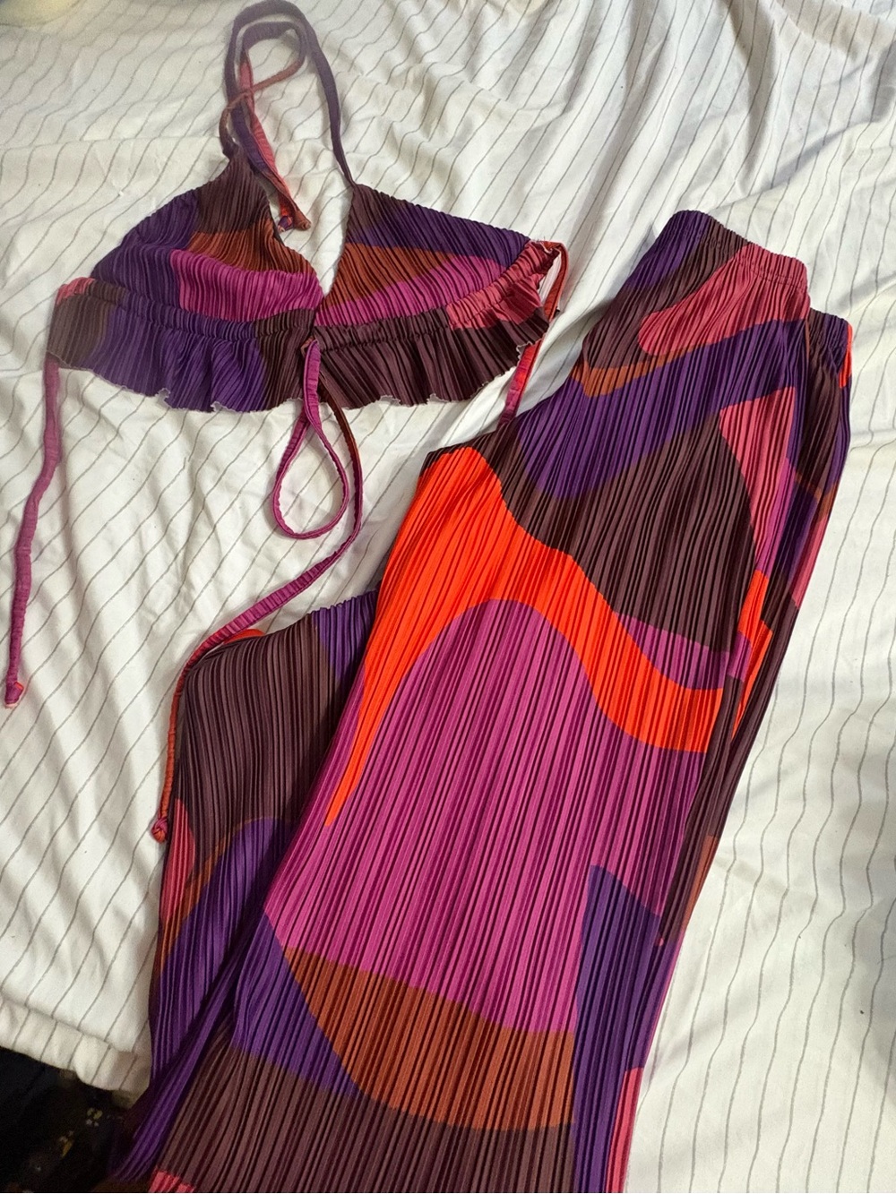 pretty little thing size 0 pants set